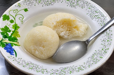 Matajihat’s famed sponge rasgulla, served in sugar syrup, is prized for its delicate, melt-in-the-mouth texture