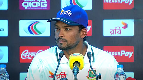 Bangladesh Test captain Najmul Hossain Shanto.