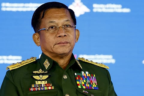 Myanmar’s military ruler Min Aung Hlaing.