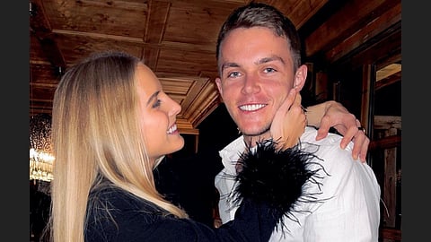 Sam Curran with Girlfriend 