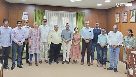 Sports Minister Govind Gaude With GOA members