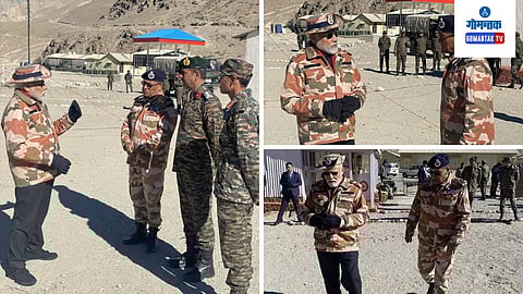 PM Modi celebrated Diwali with soldiers at Lepcha in Himachal Pradesh.