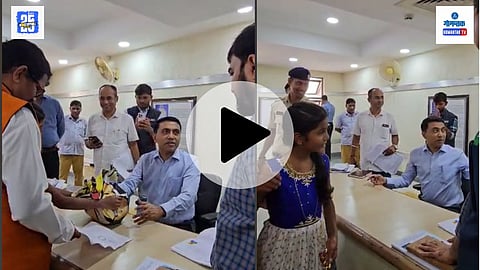 Goa CM Pramod Sawant viral video