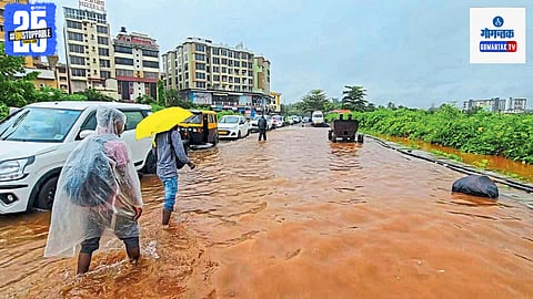 Mapusa heavy rain
