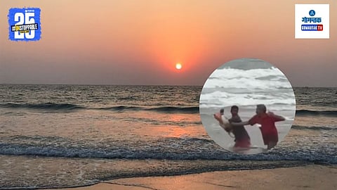 Goa Lifeguard Rescues Tourist