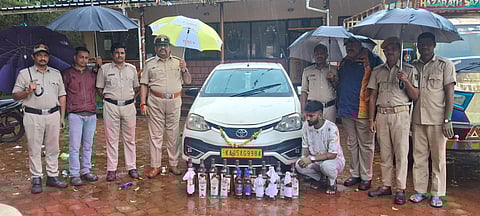 Anmod Ghat liquor seizure
