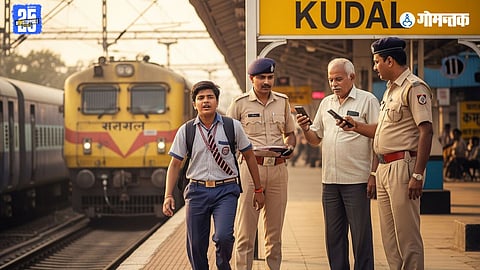 kudal station student rescue