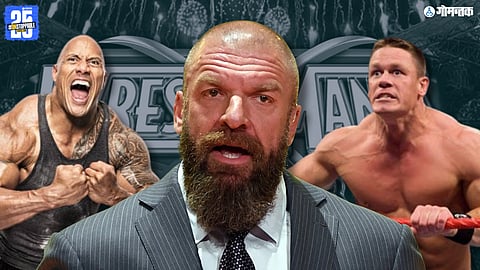 Triple H, The Rock, John Cena