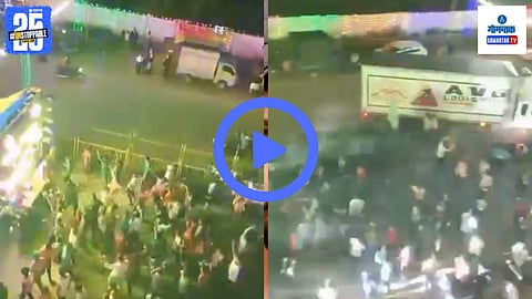 Truck rams Ganesh immersion procession in Karnataka 
