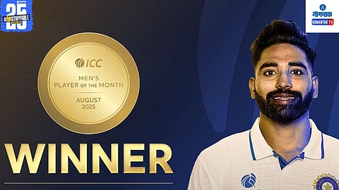 Mohammed Siraj Wins ICC Award