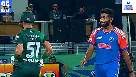  Jasprit Bumrah And sahibzada Farhan Fight