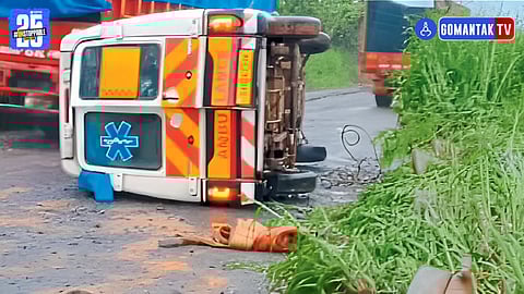 Porvorim ambulance accident