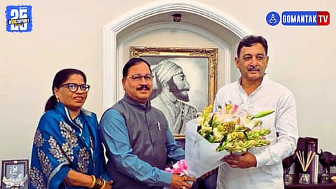Subhash Phaldesai meets Sambhaji Raje
