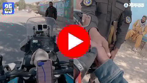 Indian biker Afghanistan viral video