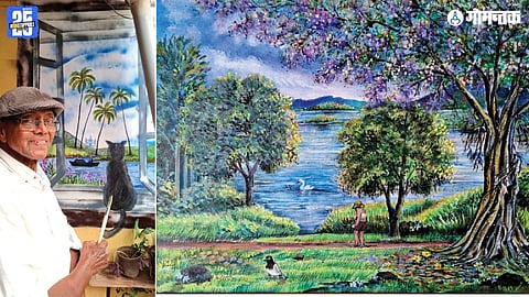 Goa art exhibition, Majorda gallery event, Goan artist showcase