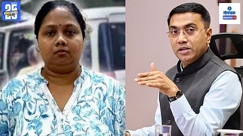 Pooja Naik And CM Pramod Sawant
