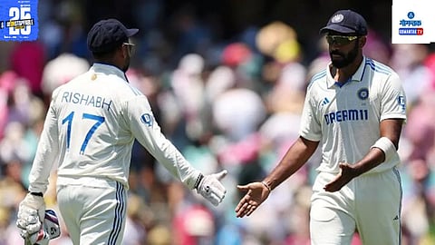 Jasprit Bumrah and risbha pant