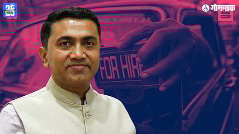 CM Pramod Sawant On Taxi