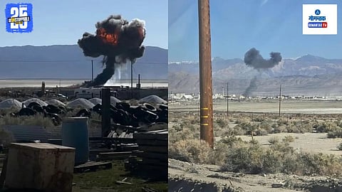 Thunderbirds Jet Crash video