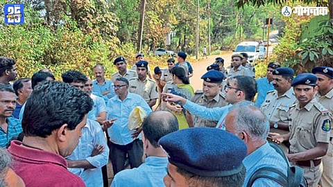 Pilgao Farmer Mining Protest