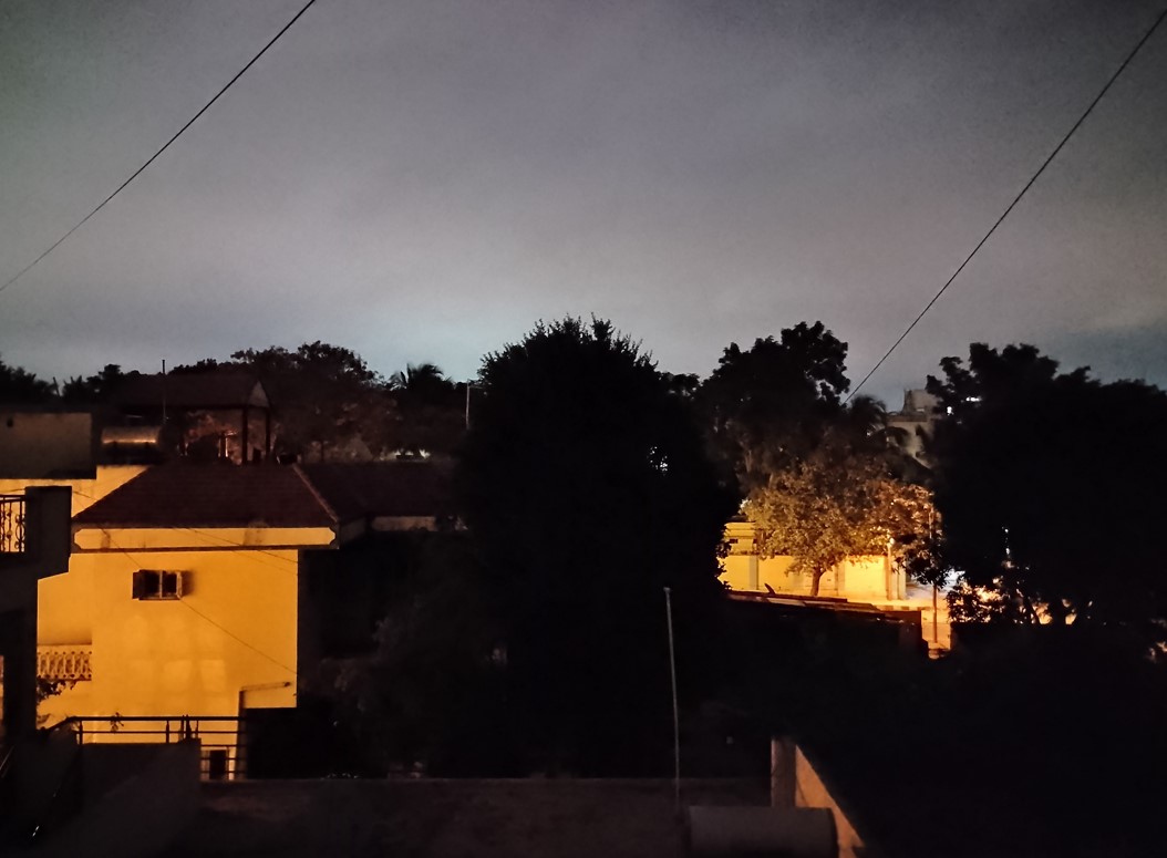 Motorola Moto G14's camera sample with night mode on.