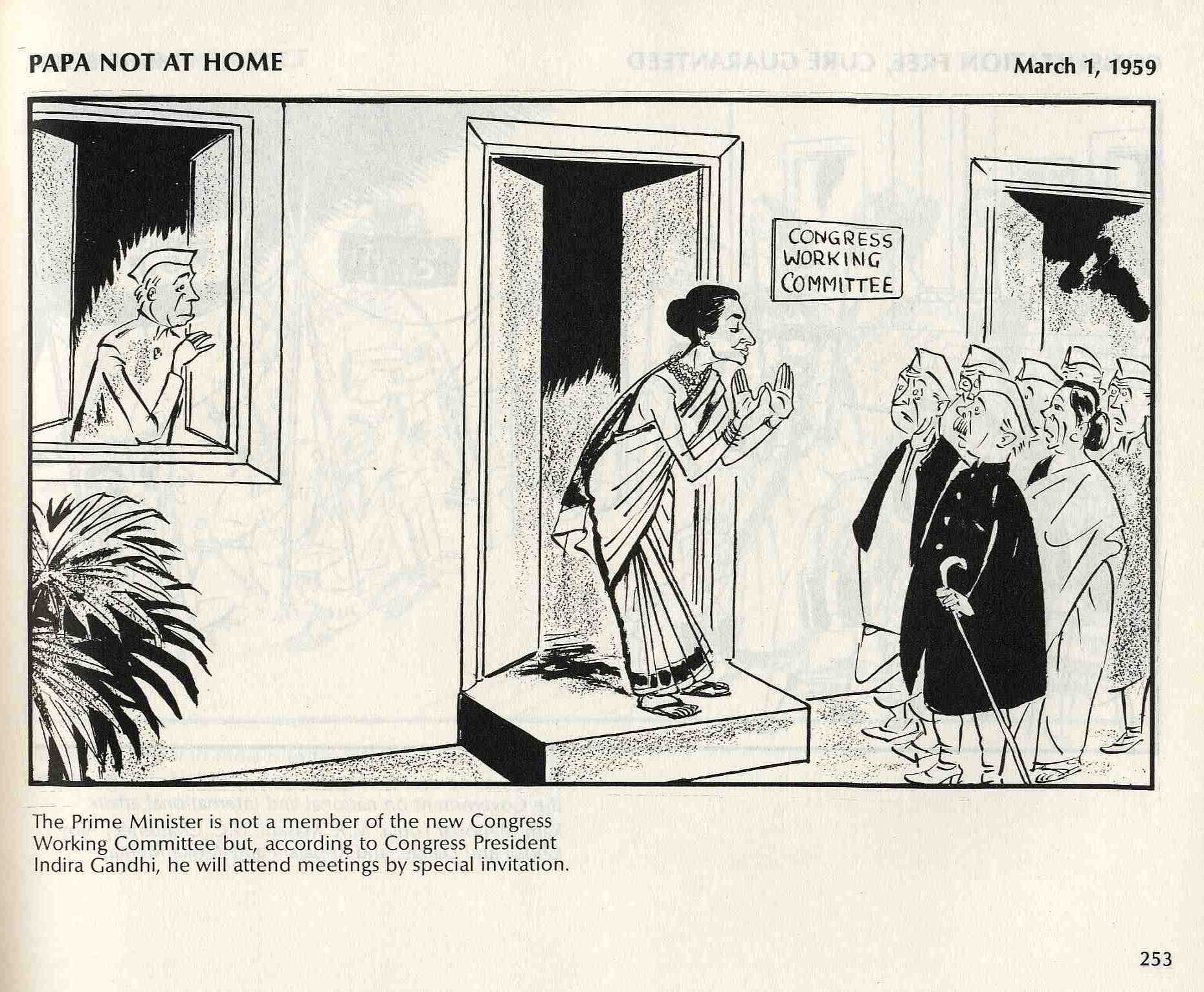 Political cartoonist Keshav Shankar Pillai also known as Shankar created easily recognisable caricatures of the political bigwigs of his time.