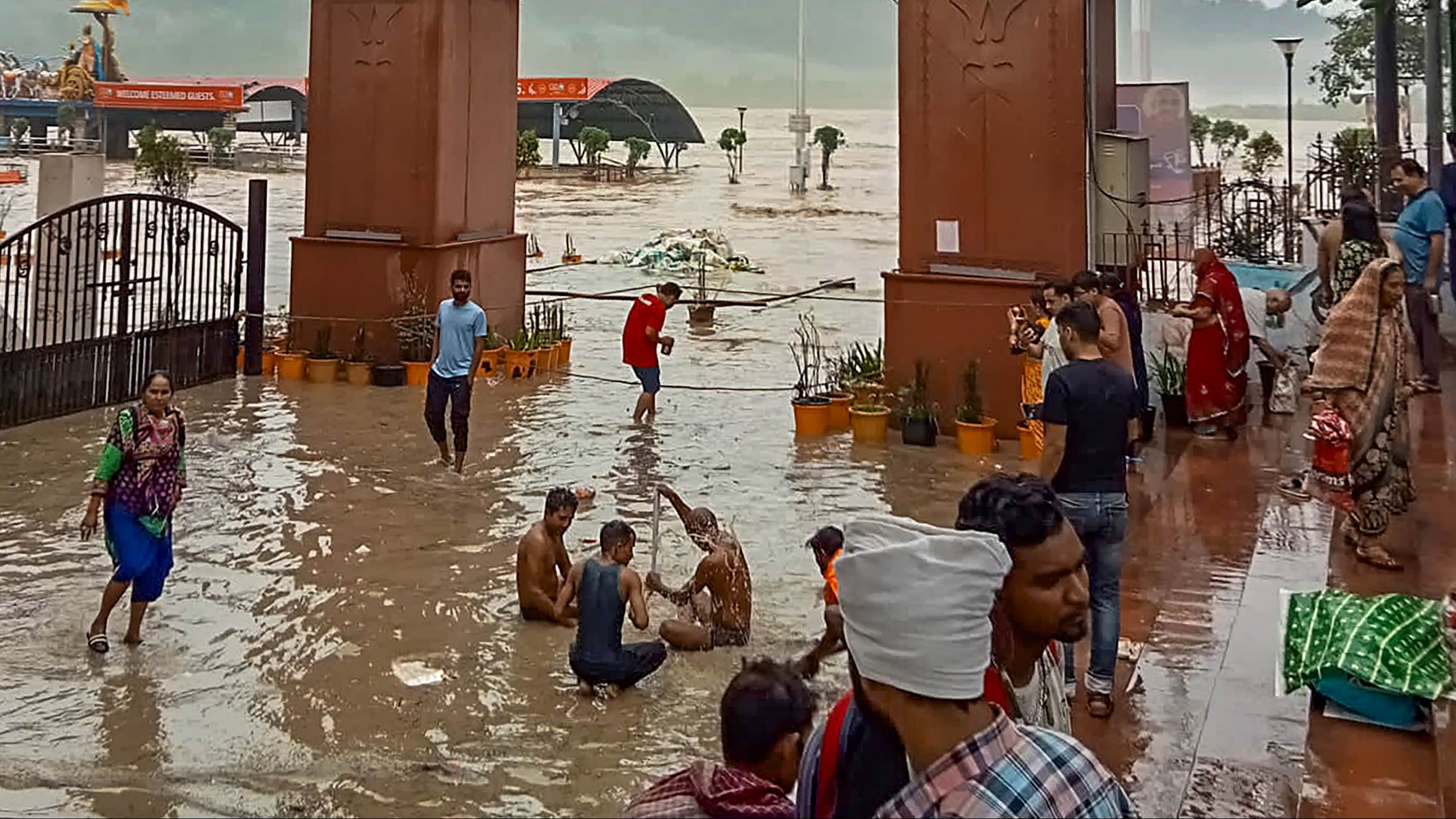 Rain in Rishikesh