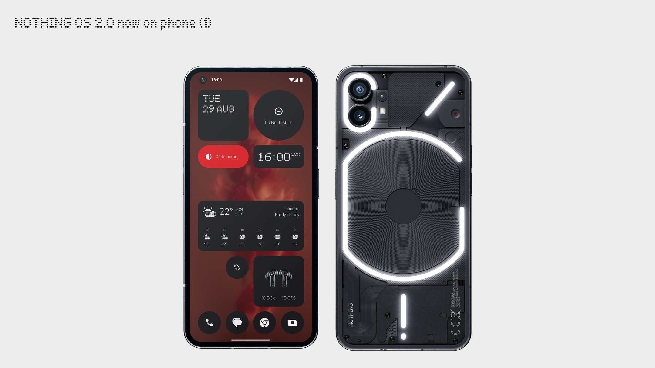 Nothing Phone(1) gets Nothing OS 2.0 update