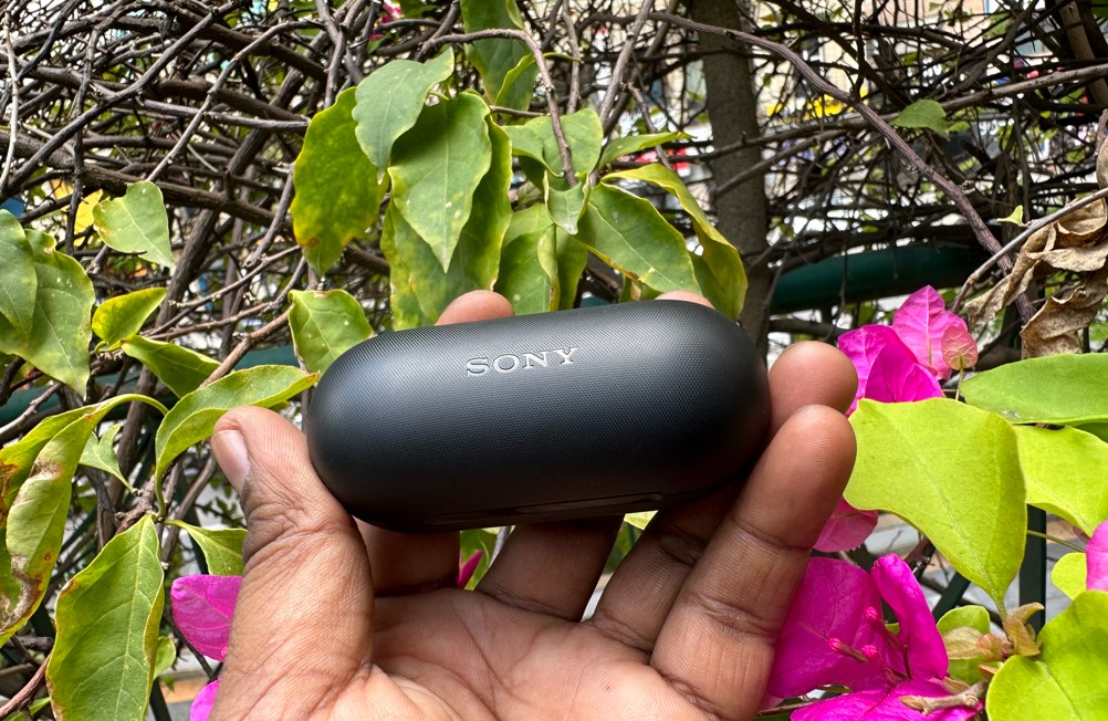 Sony WF-C700N earbuds' case.