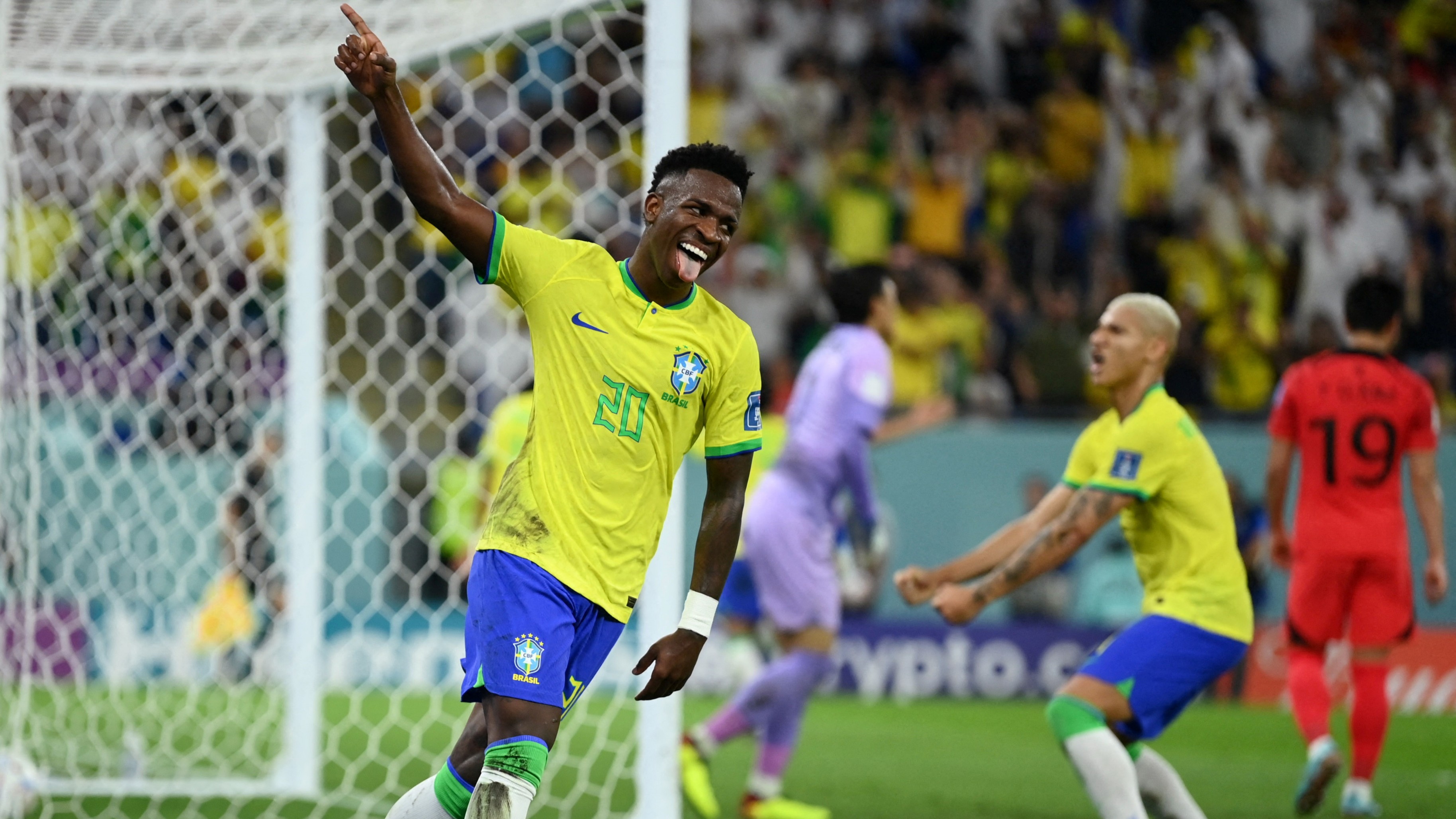 The World Cup 2022 match between Brazil vs South Korea came second with 6.15 million views on YouTube.