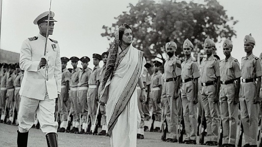 Indira Gandhi.