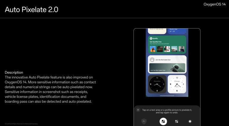 OxygenOS 14 brings more security features to protect user privacy