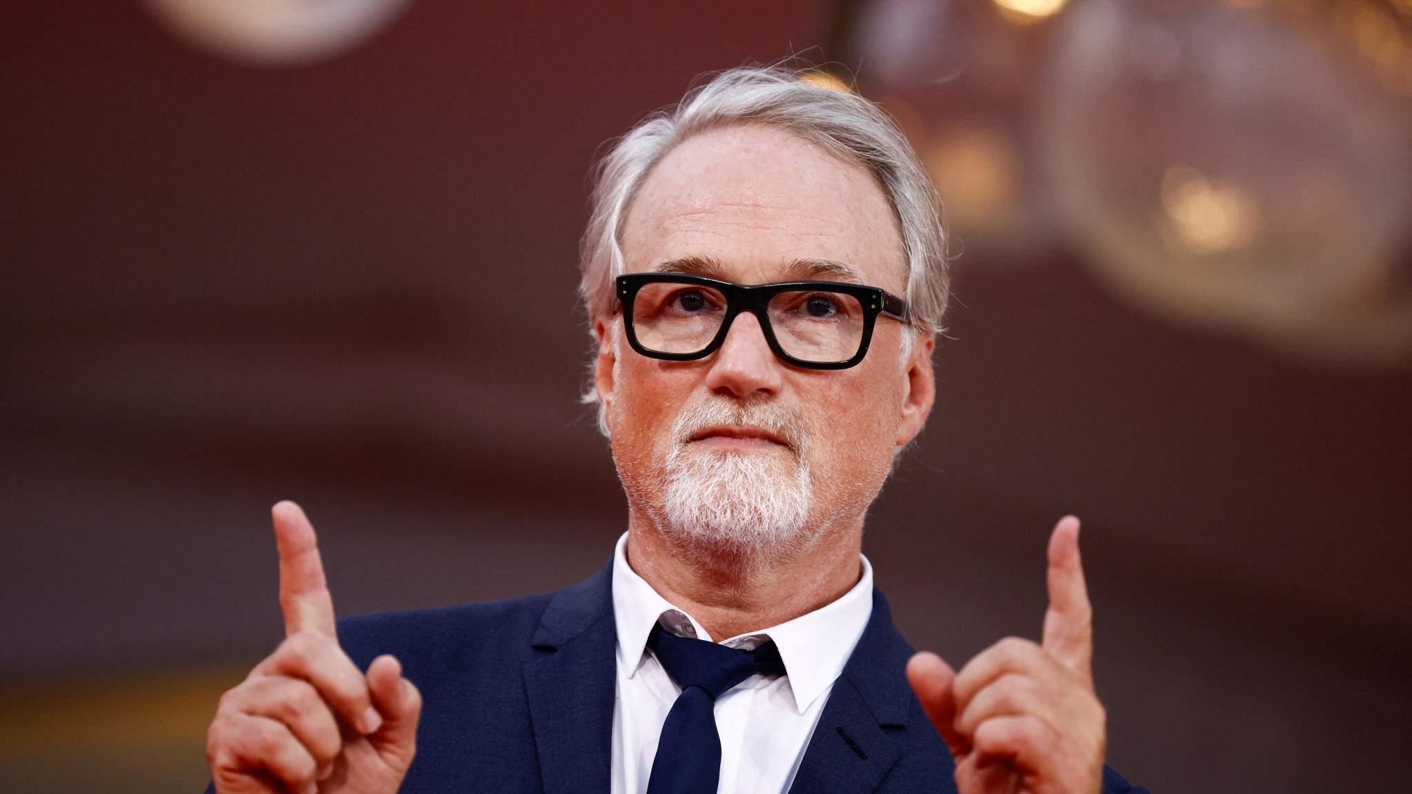 The 80th Venice Film Festival - Premiere for the film "The Killer" in competition - Red Carpet - Venice, Italy, September 3, 2023. Director David Fincher attends. 