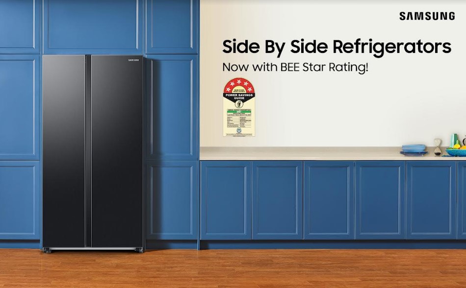 Samsung side-by-side refrigerator