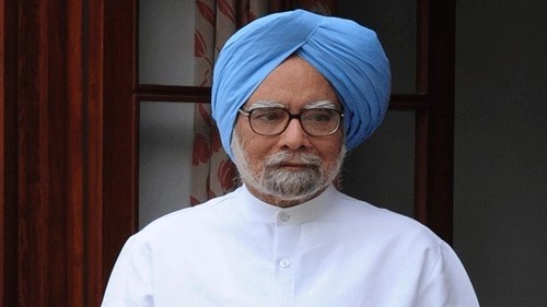 Congress leader Manmohan Singh.