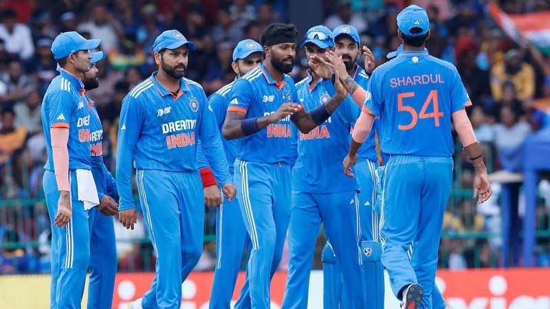 Hardik Pandya also contributed from the opposite end and claimed three wickets.