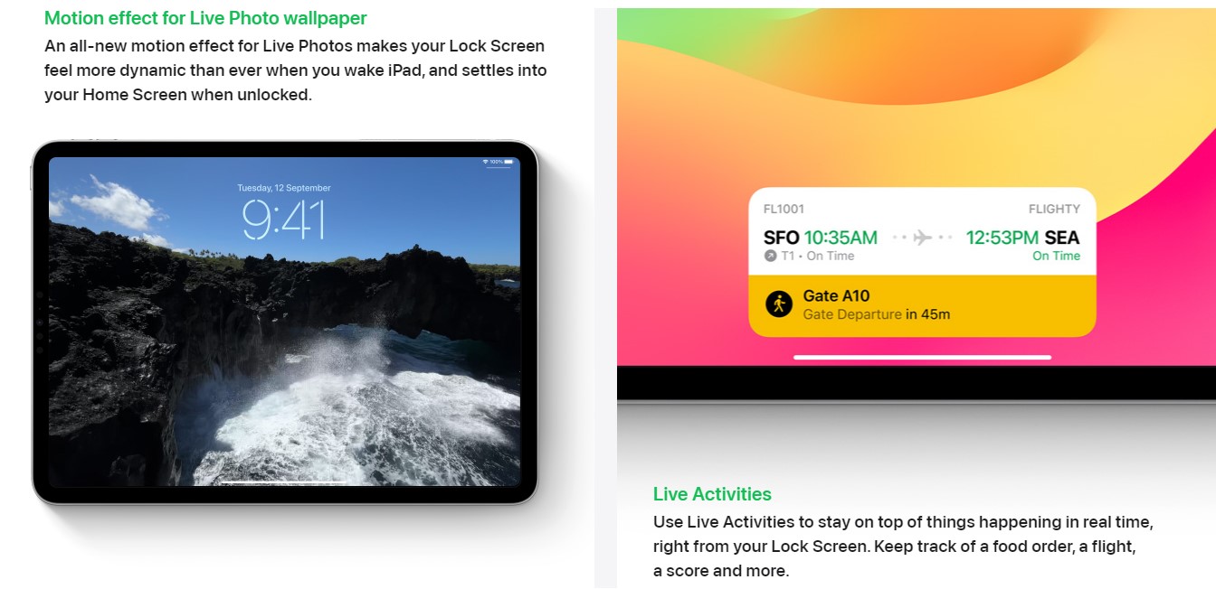 Motion effect for Live Photos wallpaper.