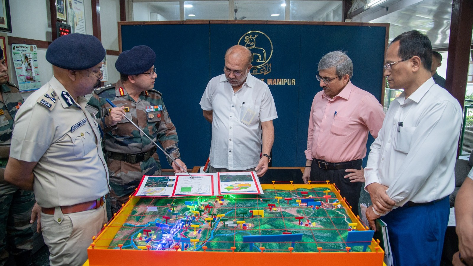 Manipur CM holds talks with BRO officials over plans to fence India-Myanmar border