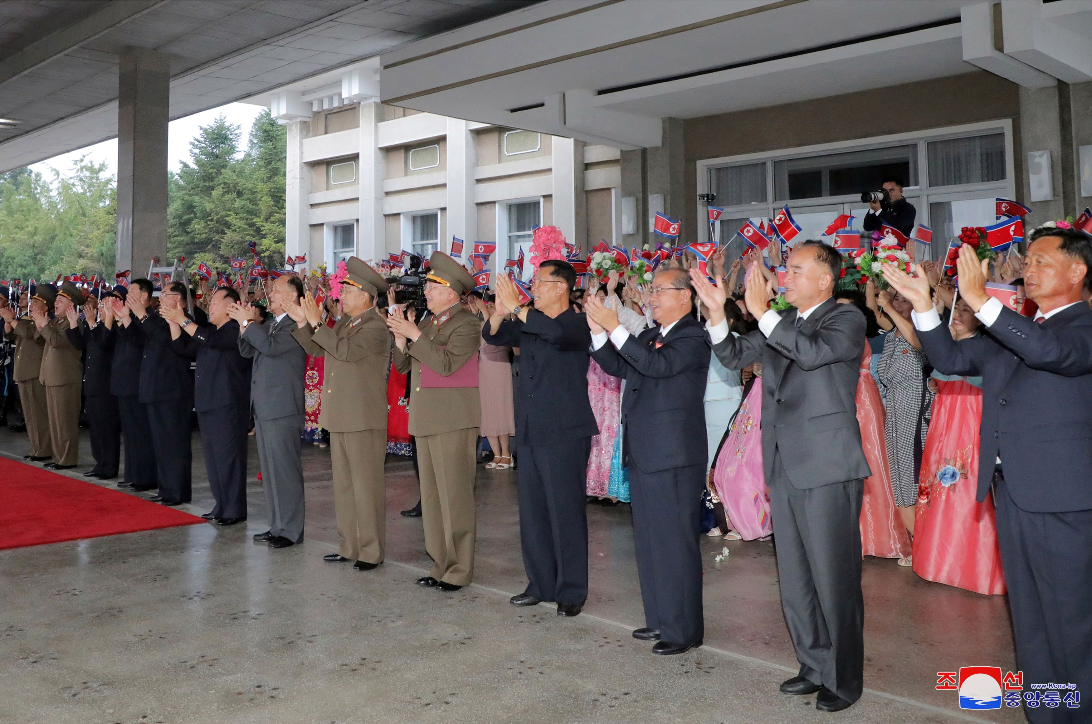 North Korea's Kim en route to Russia for talks with Putin.