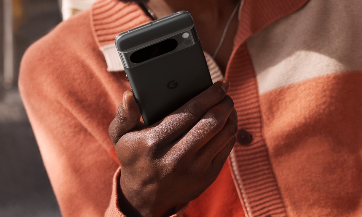 The new Pixel 8 Pro series.
