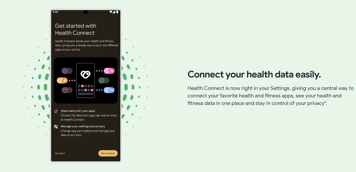Android 14 brings Health Connect feature.