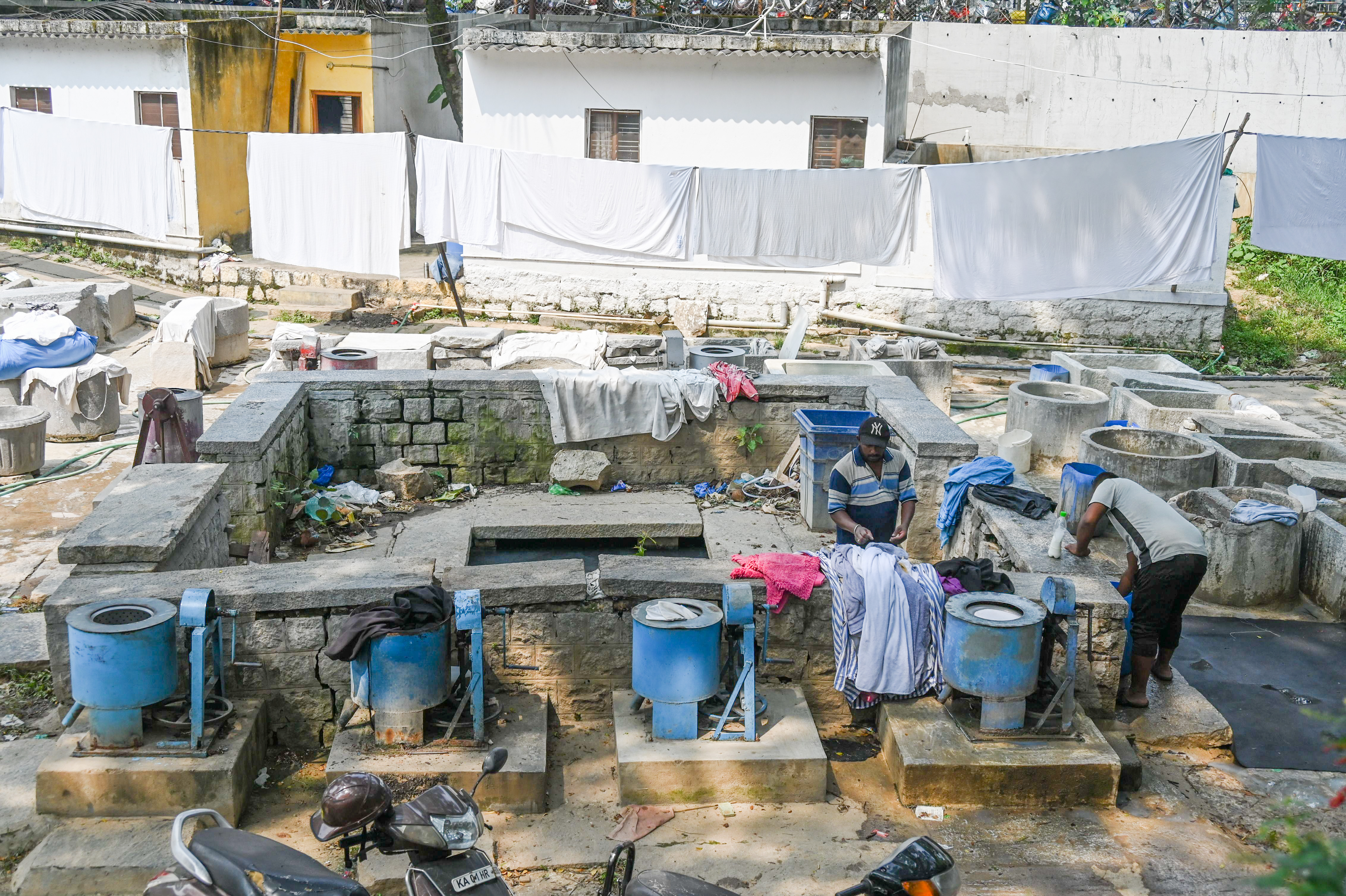  Dhobi Ghat at Ashok Nagar in Bengaluru. 