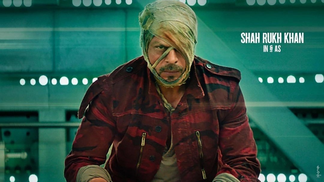 Shah Rukh Khan in Jawan. 