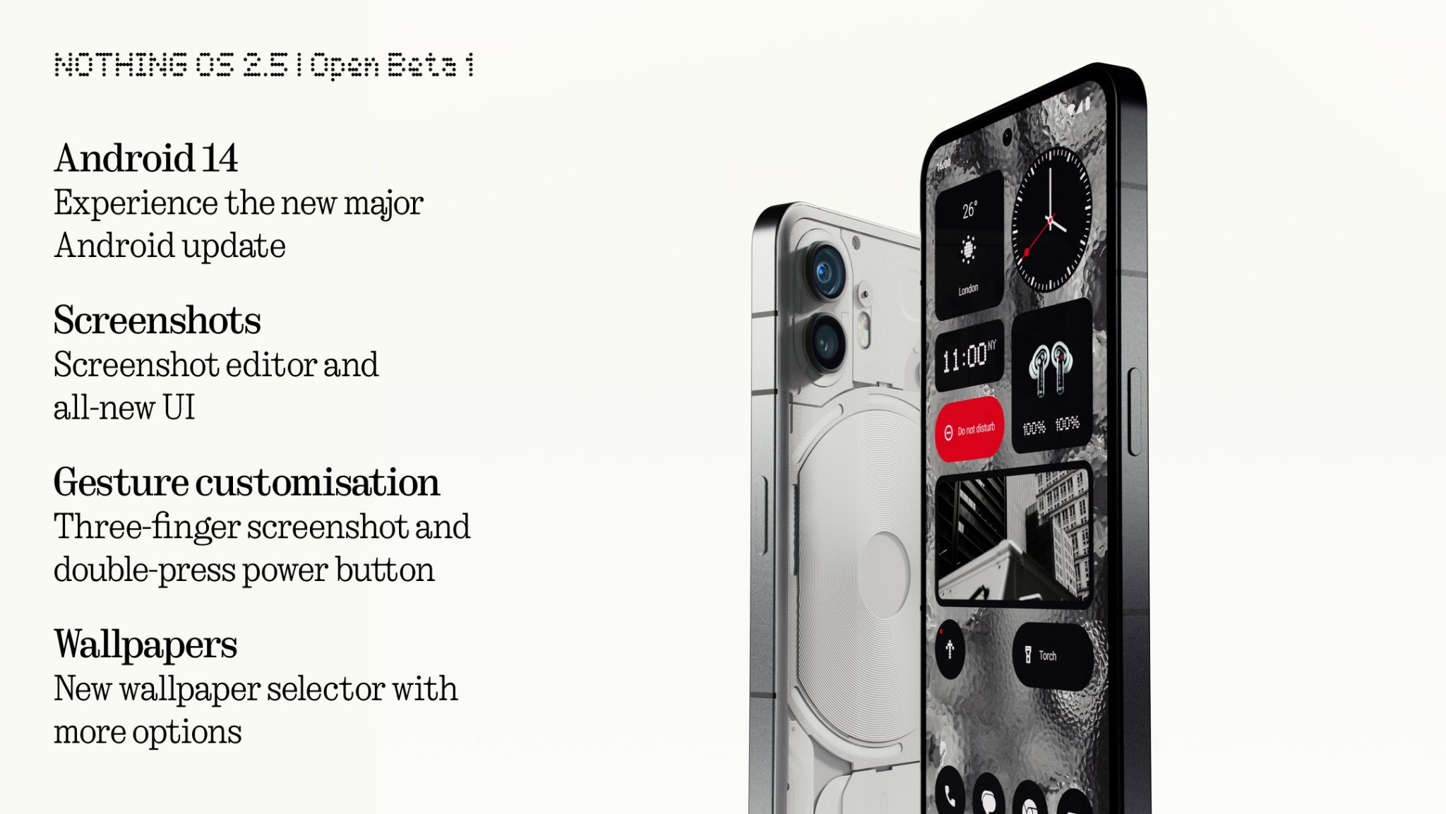 NothingOS 2.5 comes with a lot of customisation features.