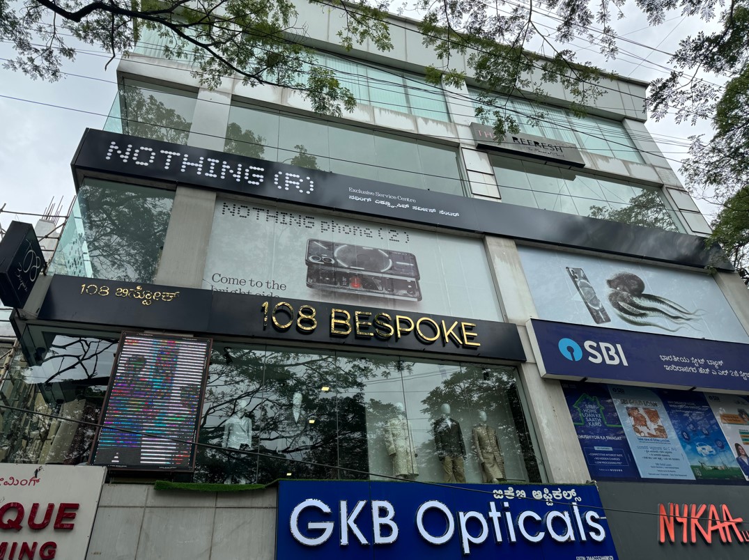 Nothing Inc's service at Indiranagar, Bengaluru.