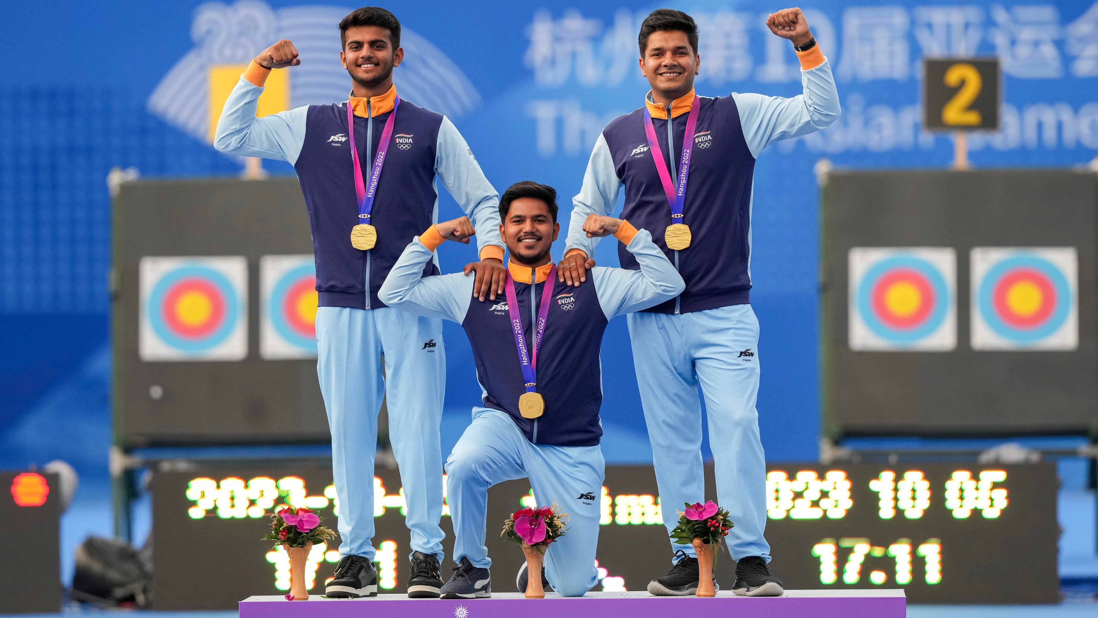 India men’s compound archery team clinches historic World Championship gold