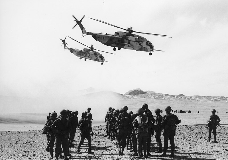 Israeli Air Force during the Yom Kippur War, October 1973.