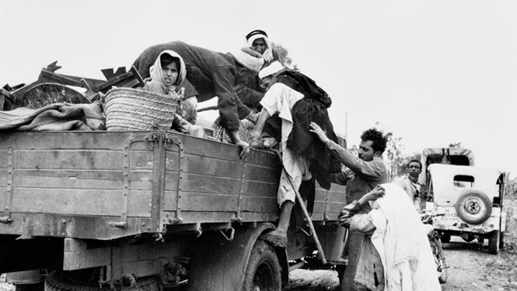 Civil evacuation in Gaza, 1949.