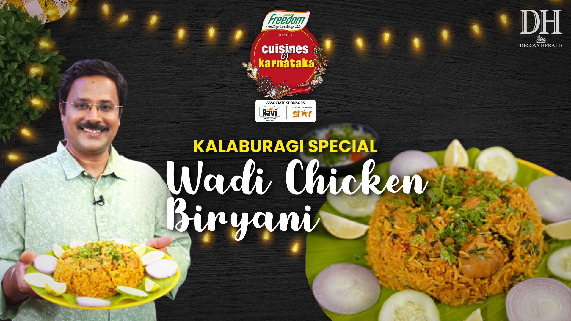 Wadi-style Chicken Biryani inspired by Nawabs of Karnataka 