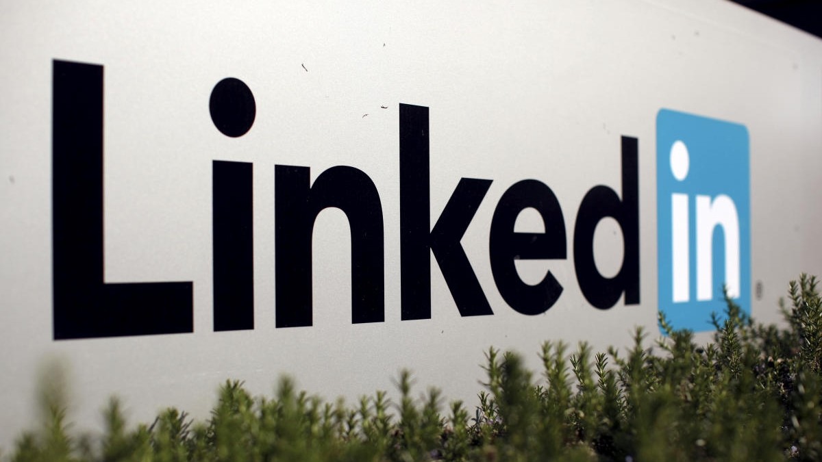 The logo for LinkedIn Corporation. 